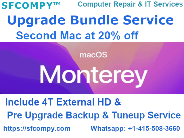 SFCOMPY macOS Monterey upgrade Bundle Service