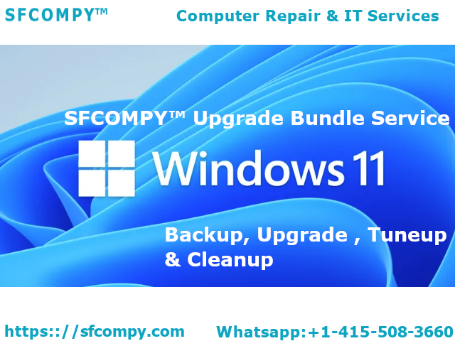 SFCOMPY™ Windows 11 upgrade Bundle Service